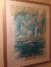 Monterey, California Nautical Chart  51x39 California Original Painting by Kerry Hallam - 1