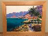 Along the Riviera 2009 39x49  Huge - France Original Painting by Kerry Hallam - 1
