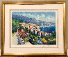 Mediterranean Suite: Eze Village and Mediterranean View 1993 Set of 2 Limited Edition Print by Kerry Hallam - 1