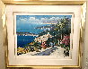 Mediterranean Suite: Eze Village and Mediterranean View 1993 Limited Edition Print by Kerry Hallam - 2