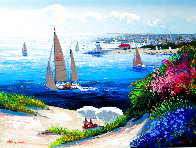 Afternoon Reverie 2000 Embellished Limited Edition Print by Kerry Hallam - 0 Afternoon Reverie 2000 Embellished Limited Edition Print by Kerry Hallam - 0
