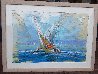 Tacoma Harbor 35x48 Huge Nautical Chart - Seattle, Washington Original Painting by Kerry Hallam - 4