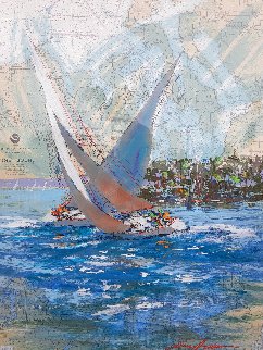 Puget Sound Original 48x36 Nautical Chart Works on Paper (not prints) - Kerry Hallam Puget Sound Original 48x36 Nautical Chart Works on Paper (not prints) - Kerry Hallam