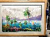 Pillsbury Sound Painting - 1997 39x49 - Huge - Virgin Islands Original Painting by Kerry Hallam - 2