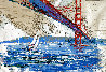 Entrance to San Francisco Bay - Nautical Chart 1997 41x52  - Huge - California Original Painting by Kerry Hallam - 0