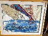 Entrance to San Francisco Bay - Nautical Chart 1997 41x52  - Huge - California Original Painting by Kerry Hallam - 2