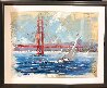 San Francisco Bay 1998 43x53 - Huge - California Original Painting by Kerry Hallam - 1