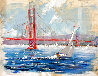 San Francisco Bay 1998 43x53 - Huge - California Original Painting by Kerry Hallam - 0