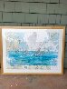 Chesapeake Nautical Chart: Maryland 42x55 - Huge Original Painting by Kerry Hallam - 2