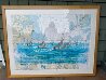 Chesapeake Nautical Chart: Maryland 42x55 - Huge Original Painting by Kerry Hallam - 1