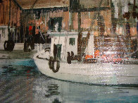 Untitled Harbor 16x12 Original Painting by Kerry Hallam - 3 Untitled Harbor 16x12 Original Painting by Kerry Hallam - 3