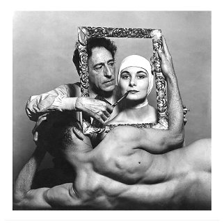 Jean Cocteau With Actress Ricki Soma And Dancer Leo Coleman, New York City, USA Limited Edition Print - Philippe Halsman Jean Cocteau With Actress Ricki Soma And Dancer Leo Coleman, New York City, USA Limited Edition Print - Philippe Halsman