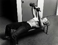 Marilyn with Barbells 1952 Photography by Philippe Halsman - 0