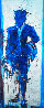 Standing Shadow With Blue Background  Huge Limited Edition Print by Richard Hambleton - 0
