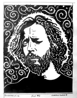 Eric Clapton 1996 20x16 Drawing - John Van Hamersveld Eric Clapton 1996 20x16 Drawing - John Van Hamersveld
