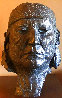 Bronze Bust of R.C. Gorman Bronze Sculpture  1980 16 in Sculpture by Ellie Hamilton - 1
