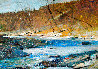 Woodstock Stream 15x19 - New York Original Painting by Albert Handell - 0