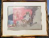 Outdoor Salon Pastel 1994 24x30 Works on Paper (not prints) by Albert Handell - 1