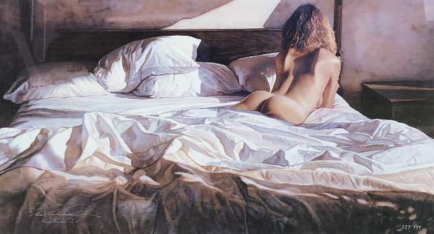 Sunshine Across the Sheets Limited Edition Print by Steve Hanks