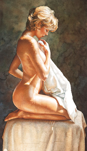 After the Bath AP Limited Edition Print by Steve Hanks