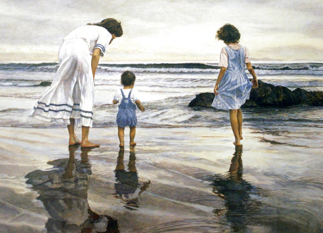 Silver Strand 1990 - Huge - California Limited Edition Print by Steve Hanks