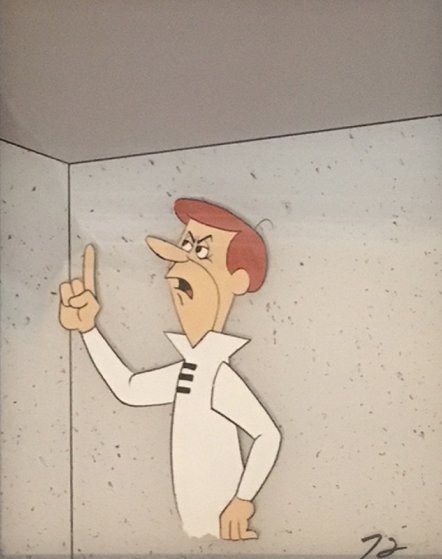 Animation Cell (The Jetsons) 1972 21x19 Original Painting by Hanna Barbera Animation Cell (The Jetsons) 1972 21x19 Original Painting by Hanna Barbera