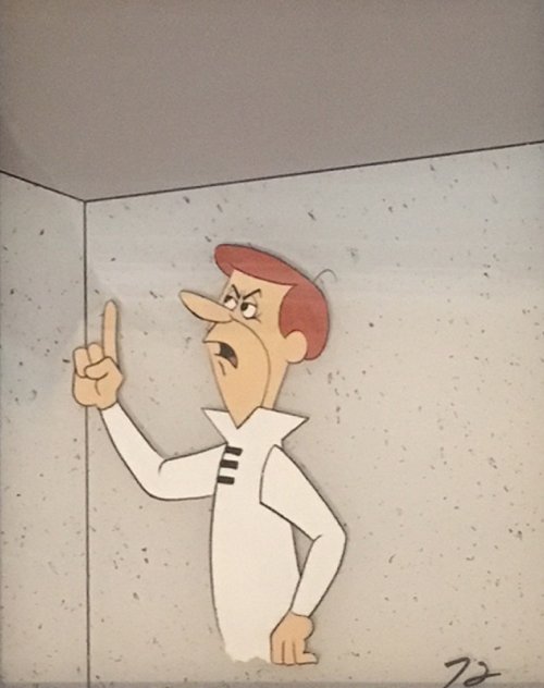 Animation Cell (The Jetsons) 1972 21x19 Original Painting by  Hanna Barbera