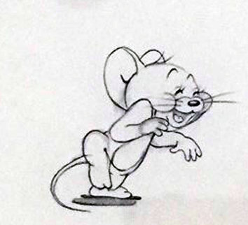 Untitled (Jerry From the Lonesome Mouse) Drawing 1943 17x20 Drawing -  Hanna Barbera