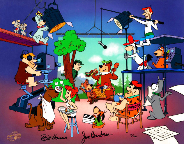 Quiet on the Set! 1991 Limited Edition Print by  Hanna Barbera