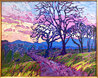 Willamette Oaks 3-D Embellished - Oregon Limited Edition Print by Erin Hanson - 2