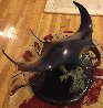 Solo Large Manta Ray Sea Life Bronze Sculpture 36 in Sculpture by Scott Hanson - 6 Solo Large Manta Ray Sea Life Bronze Sculpture 36 in Sculpture by Scott Hanson - 6