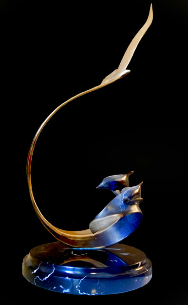 Wind and Sea Bronze Sculpture 21 in Sculpture - Scott Hanson