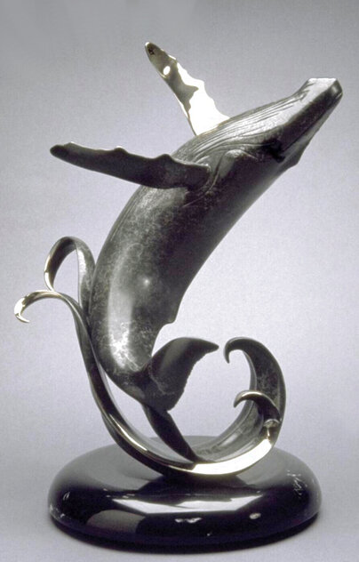 Making Waves Bronze Sculpture 20 in by Scott Hanson