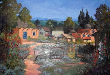 Northern New Mexico 35x46 Super Huge Original Painting - Hans Ressdorf Northern New Mexico 35x46 Super Huge Original Painting - Hans Ressdorf