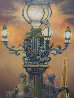 Paris, City of Lights 2010 28x22 Original Painting by Rebecca Hardin - 0