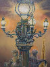 Paris, City of Lights 2010 28x22 - France Original Painting by Rebecca Hardin - 0