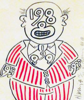 1988 Man Limited Edition Print - Keith Haring 1988 Man Limited Edition Print - Keith Haring