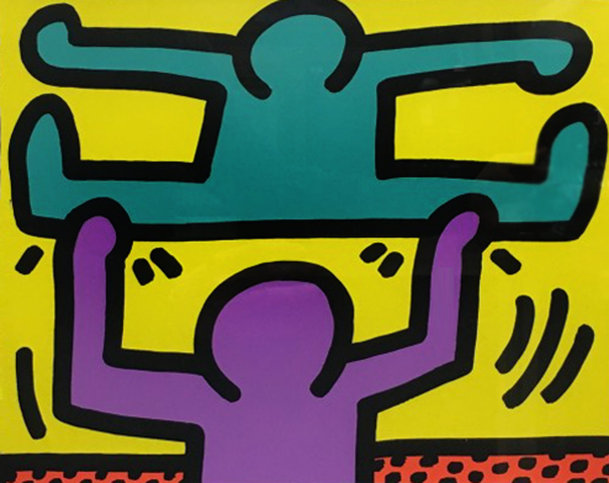 Untitled I 1987 Limited Edition Print by Keith Haring Untitled I 1987 Limited Edition Print by Keith Haring