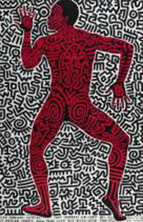 INTO 84 (Tony Shafrazi Poster) 1984 Other - Keith Haring INTO 84 (Tony Shafrazi Poster) 1984 Other - Keith Haring