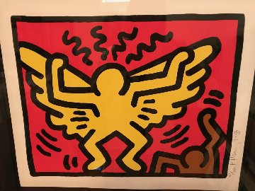 Pop Shop IV 1989 Limited Edition Print - Keith Haring Pop Shop IV 1989 Limited Edition Print - Keith Haring