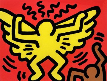 Pop Shop IV 1989 Limited Edition Print - Keith Haring Pop Shop IV 1989 Limited Edition Print - Keith Haring