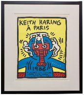 Paris Screenprint HS Limited Edition Print by Keith Haring - 2 Paris Screenprint HS Limited Edition Print by Keith Haring - 2
