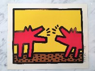 Pop Shop IV, Plate B - Barking Dogs 1989 Limited Edition Print by Keith Haring - 1 Pop Shop IV, Plate B - Barking Dogs 1989 Limited Edition Print by Keith Haring - 1