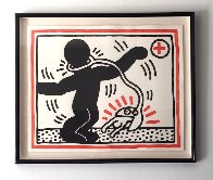 Free South Africa,  Set of 3 Lithographs 1985 Limited Edition Print by Keith Haring - 4