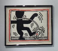 Free South Africa,  Set of 3 Lithographs 1985 Limited Edition Print by Keith Haring - 5