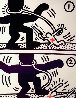 Free South Africa,  Set of 3 Lithographs 1985 Limited Edition Print by Keith Haring - 0