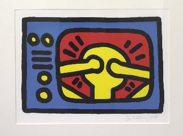 Untitled C 1987 Limited Edition Print - Keith Haring Untitled C 1987 Limited Edition Print - Keith Haring