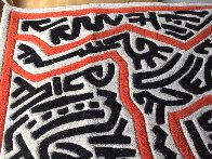 Running Man and Galaxy Art Tapestry 1985 39x59 HS Tapestry by Keith Haring - 10 Running Man and Galaxy Art Tapestry 1985 39x59 HS Tapestry by Keith Haring - 10