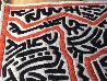 Running Man and Galaxy Art Tapestry 1985 39x59 HS Tapestry by Keith Haring - 10