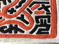 Running Man and Galaxy Art Tapestry 1985 39x59 HS Tapestry by Keith Haring - 8 Running Man and Galaxy Art Tapestry 1985 39x59 HS Tapestry by Keith Haring - 8